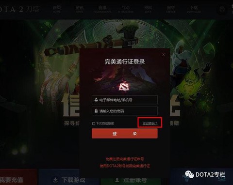 dota2密码怎么找回密码[图2]